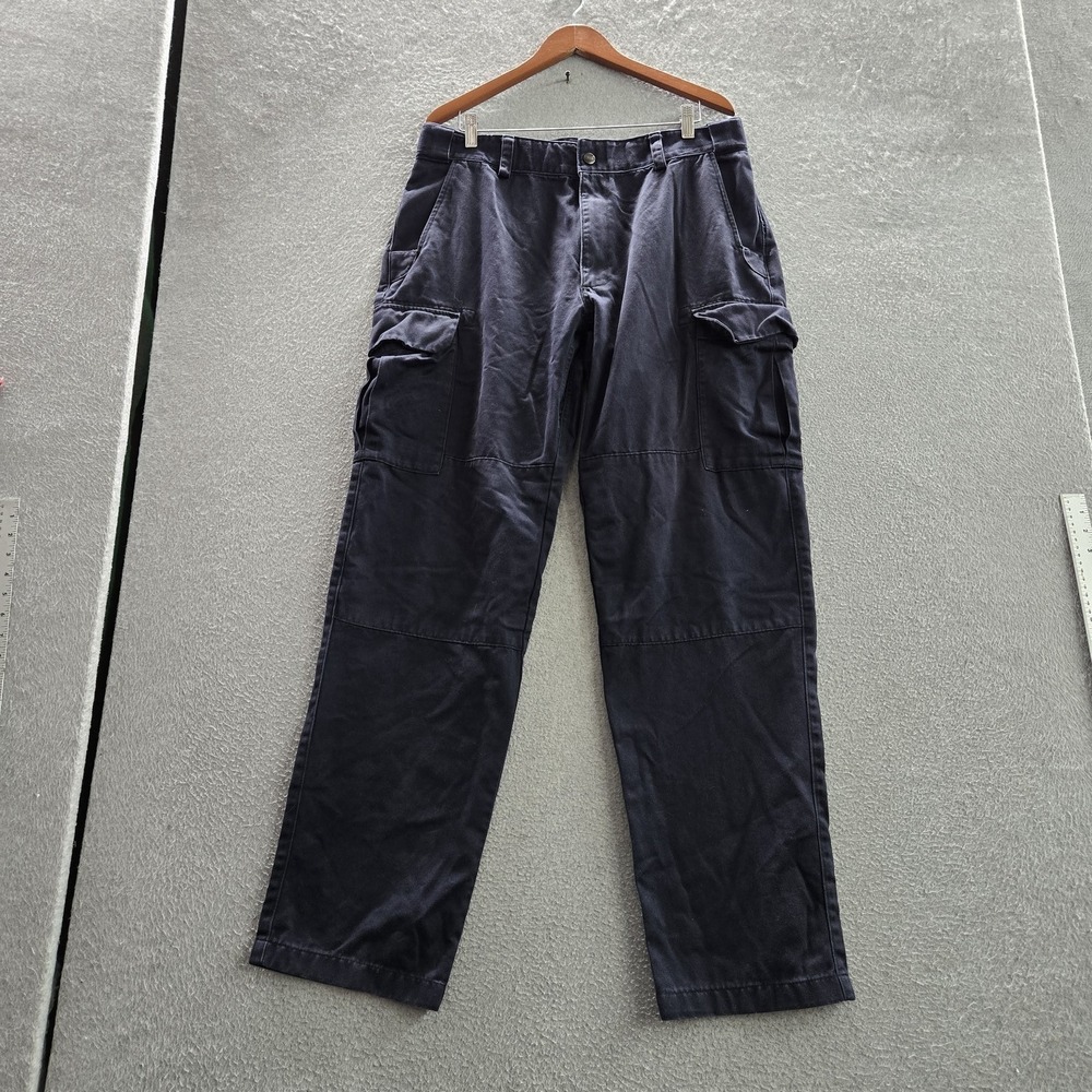 5.11 Tactical Men Pants US: 38 Blue‎ Cotton Canvas Cargo 33" Inseam